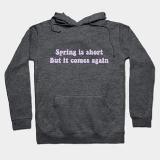 IU lilac spring is short but it comes again Hoodie